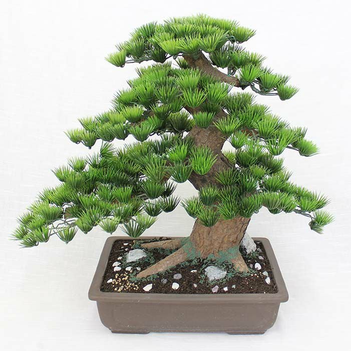 ブルーミングスケープ】工芸盆栽 長角 12号（デラックス）（人工）通販