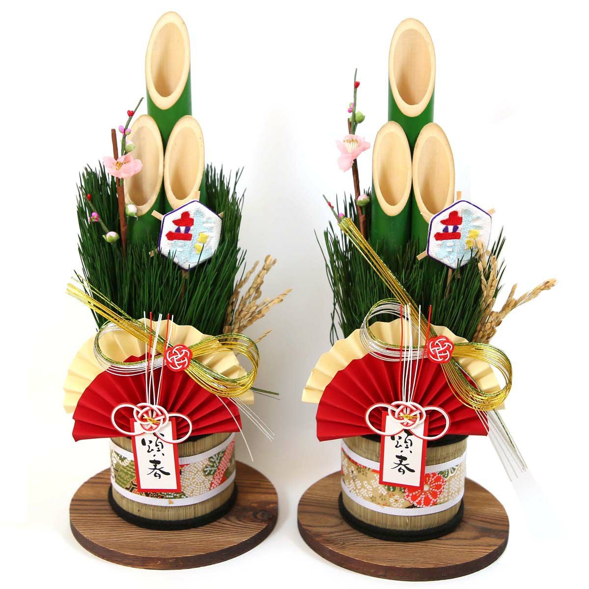 ミニ門松 中型 2個セット 通販 販売｜観葉植物のブルーミングスケープ
