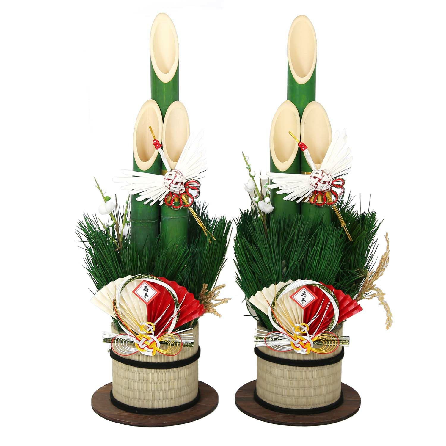 ミニ門松 大型 2個セット 通販 販売｜観葉植物のブルーミングスケープ