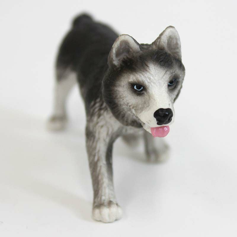 ブルーミングスケープ】動物フィギュア Bullyland 犬 シベリアン