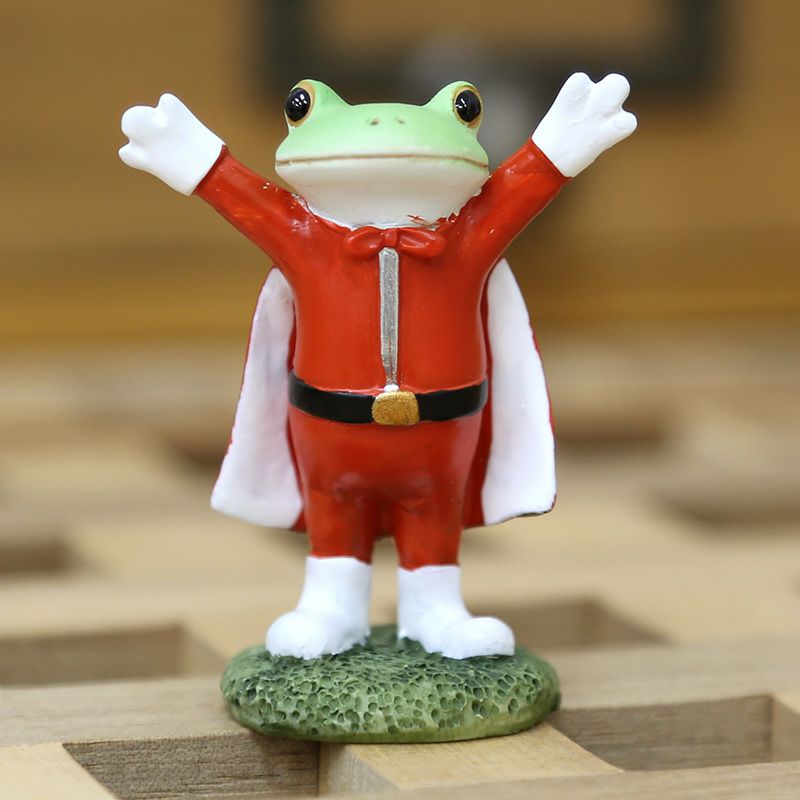コポー  カエルの置き物  4個セット オブジェ カエル 屏風から出てきたトラとカエル Copeau （ 置き物